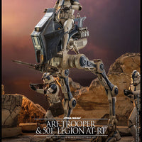 Hot Toys ARF Trooper and 501st Legion AT-RT Sixth Scale Figure Set