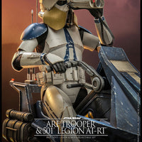 Hot Toys ARF Trooper and 501st Legion AT-RT Sixth Scale Figure Set