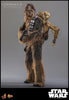 Hot Toys Chewbacca with Disassembled C-3PO Sixth Scale Figure