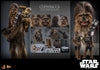 Hot Toys Chewbacca with Disassembled C-3PO Sixth Scale Figure