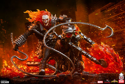 Sideshow Ghost Rider Sixth Scale Diorama Statue