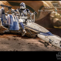 Hot Toys Heavy Weapons Clone Trooper & BARC Speeder w/ Sidecar Sixth Scale Figure