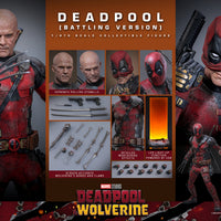 Hot Toys Deadpool (Battling Version) Sixth Scale Figure