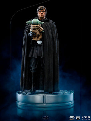 Sideshow / Iron Studios Luke Skywalker & Grogu Tenth Scale Statue