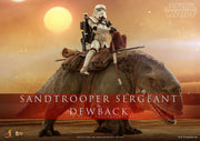 Hot Toys Sandtrooper Sergeant and Dewback Sixth Scale Figure Set