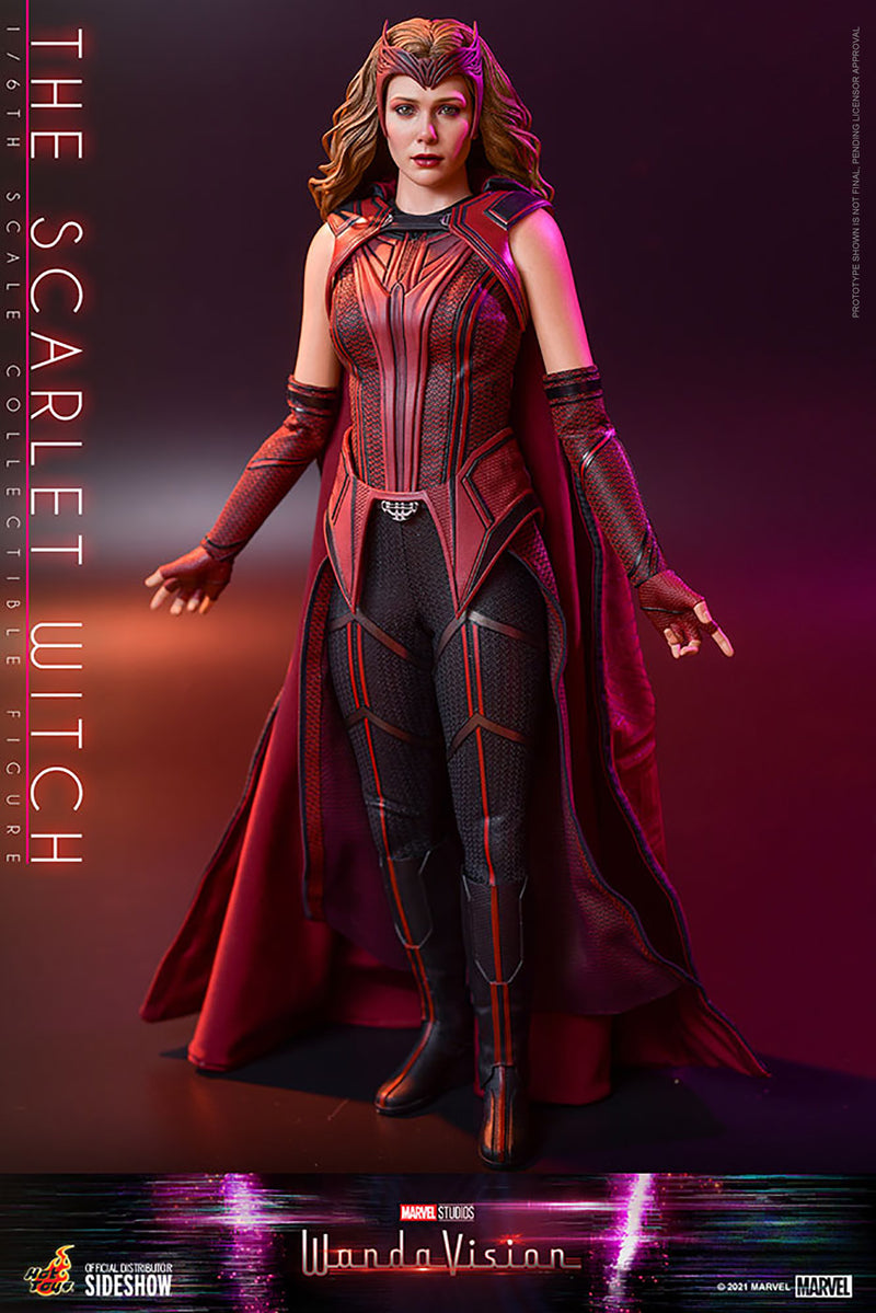 Marvel WandaVision スカーレット・ウィッチ　ホットトイズ Amazon.com: The Scarlet Witch - Wanda Vision - Sixth Scale - Hot