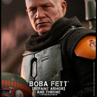 Hot Toys Boba Fett (Repaint Armor) and Throne Sixth Scale Figure Set