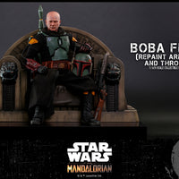 Hot Toys Boba Fett (Repaint Armor) and Throne Sixth Scale Figure Set