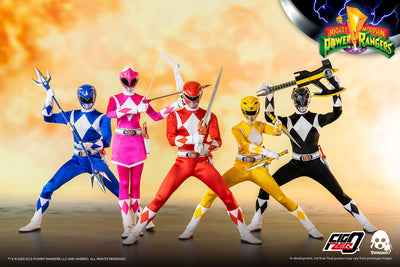 ThreeZero Core Rangers & Green Ranger Six Pack Collectible Sixth Scale Set