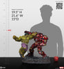 Sideshow Hulk vs Hulkbuster Maquette