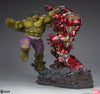 Sideshow Hulk vs Hulkbuster Maquette