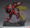 Sideshow Hulk vs Hulkbuster Maquette