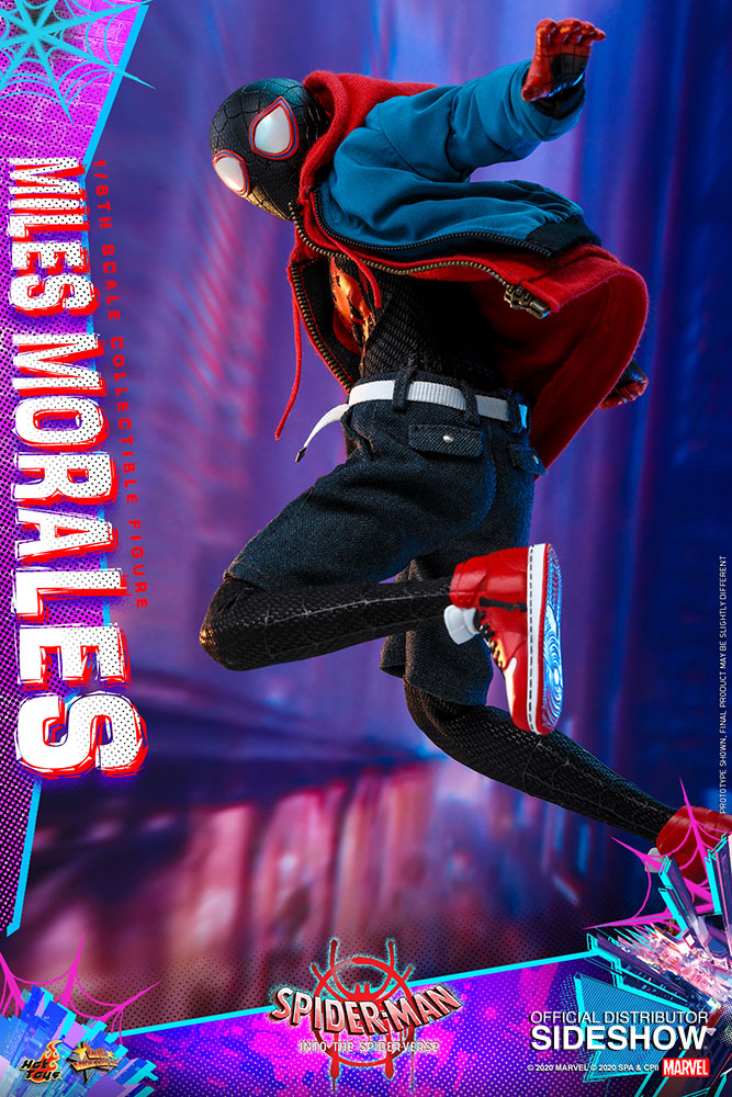 Hot Toys Miles Morales Sixth Scale Figure Into the Spider-Verse