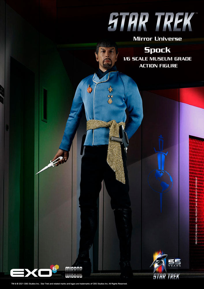 EXO-6 Mirror Universe Spock Sixth Scale Figure