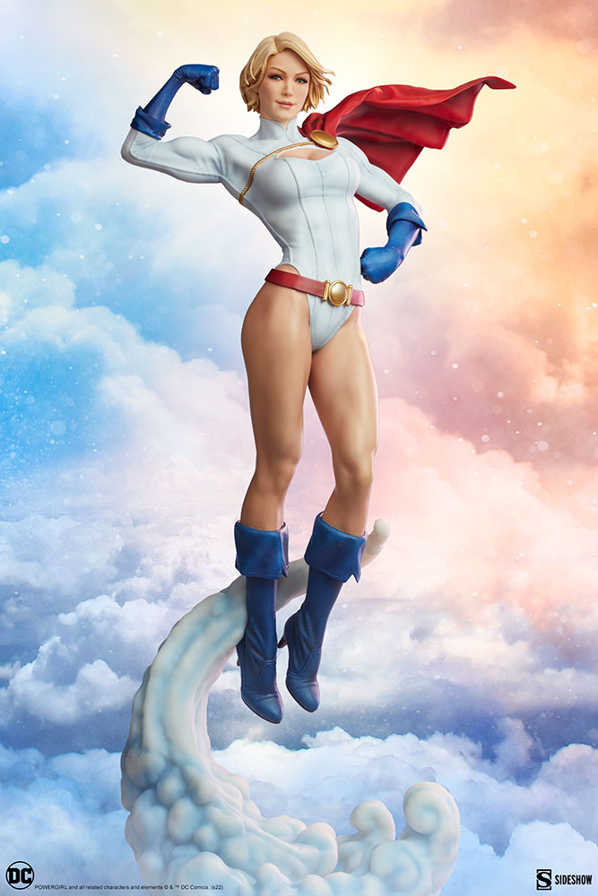 希少 SIDESHOW プレミアムフィギュア 1/4 パワーガール DC Sideshow Power Girl Premium Format Figure | Comic Fortress