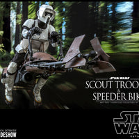 Hot Toys Scout Trooper and Speeder Bike Return of the Jedi Sixth Scale Figure Set