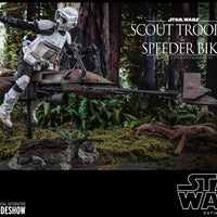 Hot Toys Scout Trooper and Speeder Bike Return of the Jedi Sixth Scale Figure Set