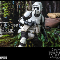 Hot Toys Scout Trooper and Speeder Bike Return of the Jedi Sixth Scale Figure Set