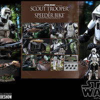 Hot Toys Scout Trooper and Speeder Bike Return of the Jedi Sixth Scale Figure Set