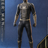 Hot Toys Spider-Man Black & Gold Suit Sixth Scale Figure