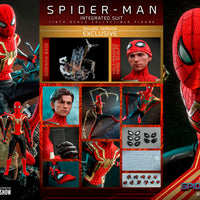 Hot Toys Spider-Man (Integrated Suit) Deluxe Version Sixth Scale Figure