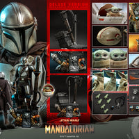 Hot Toys The Mandalorian and The Child Deluxe Quarter Scale Set