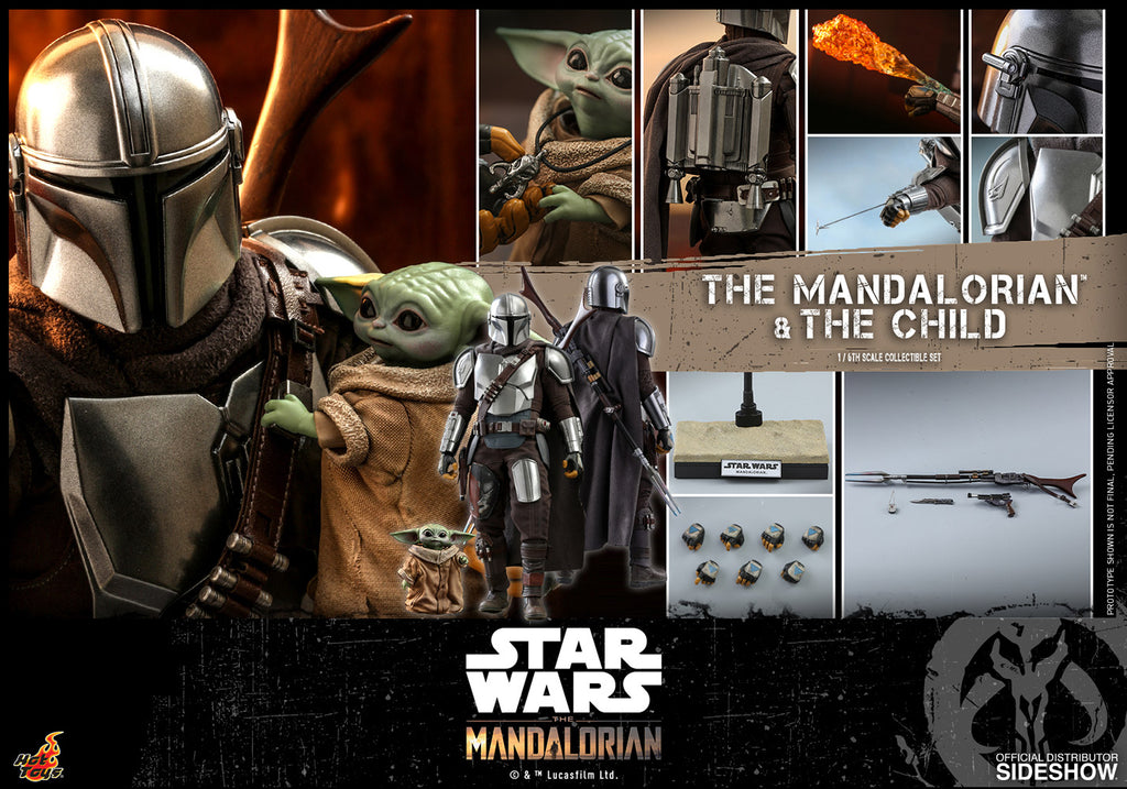 Hot Toys The Mandalorian and The Child Sixth Scale Figure Set