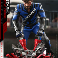 Hot Toys Tony Stark (Mark V Suit Up Version) Deluxe Sixth Scale Figure